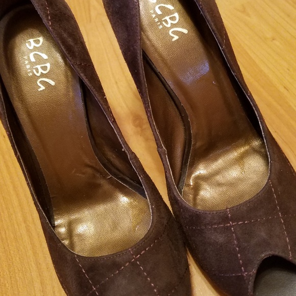 BCBG | brown peep toes - Picture 6 of 6